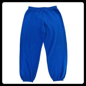 Vintage USA Hanes Sport Sweatpants‎ Men's XL 36x30 Blue Elastic Drawstring EUC